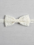 Lace Pre-tied Bow Tie