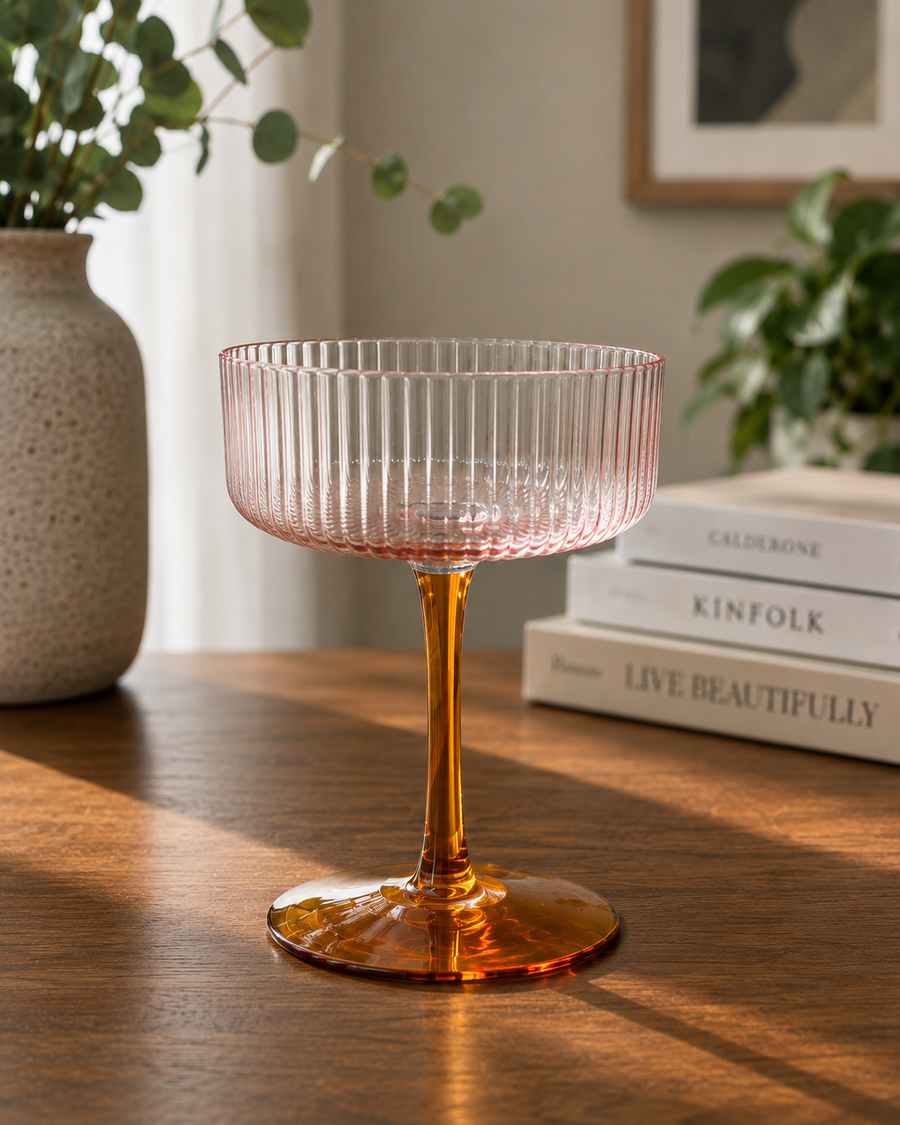 Coupe Glass - Single & Two-toned