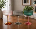Coupe Glass - Single & Two-toned