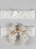 Country Romance Bridal Garter Set