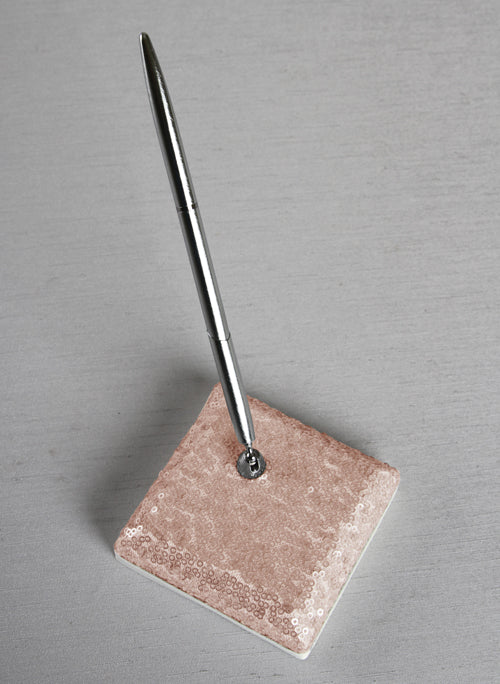 Elsa Matte Sequin Pen Holder