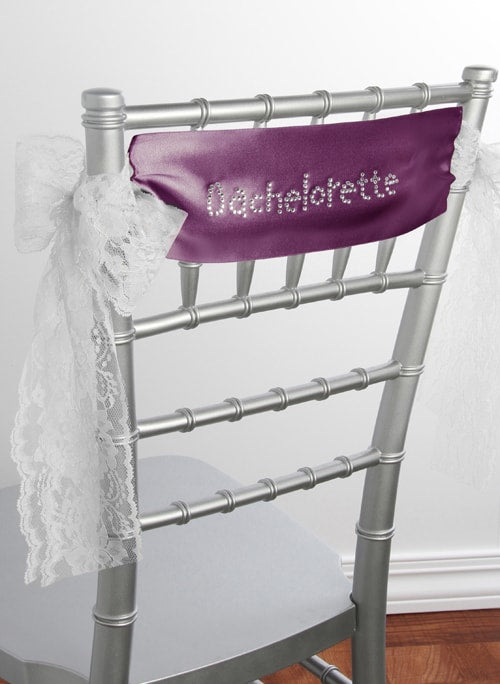 Bachelorette Satin Chair Sash
