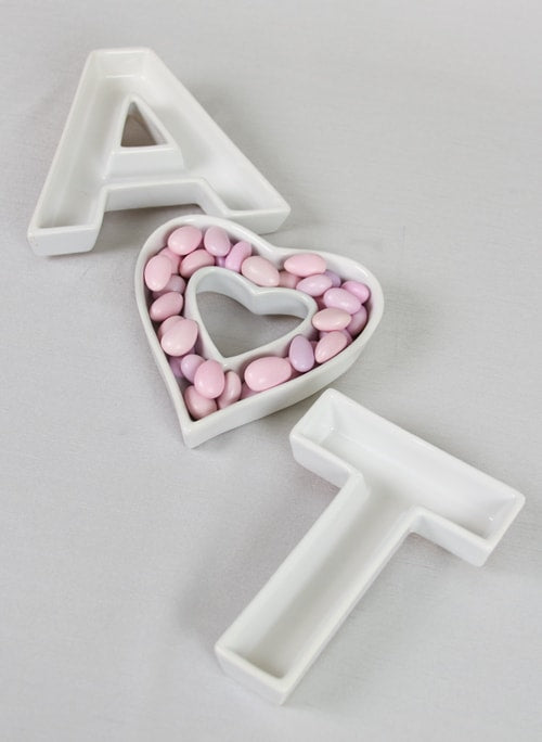 Inital Letter Dish Set