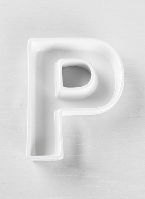 Greek Letter Dishes