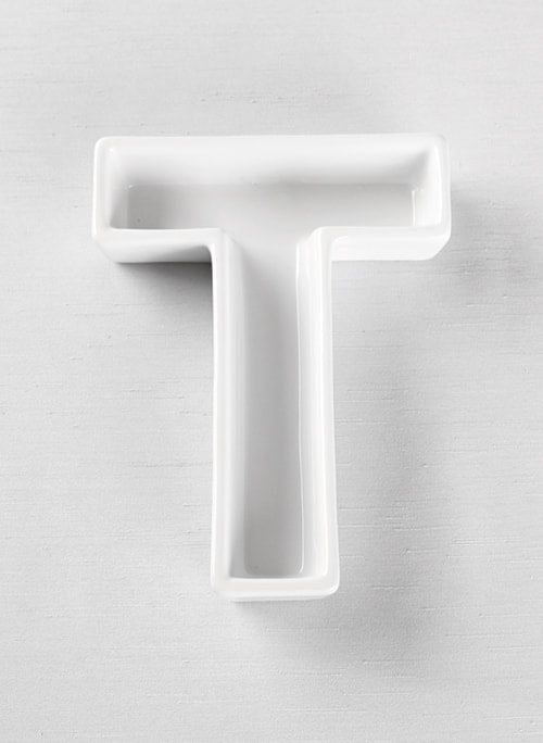 Greek Letter Dishes