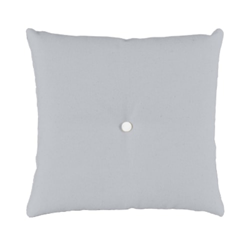 Canvas Ring Pillow, Grey