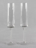 Cylinder Toasting Flutes Set