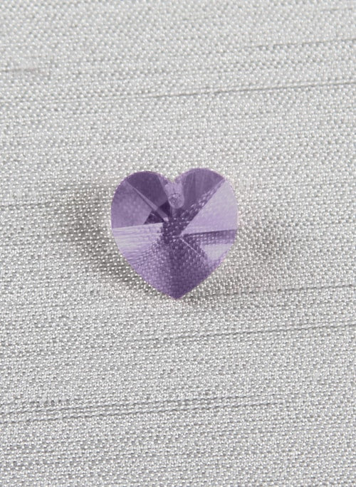 Heart Charm, Tanzanite