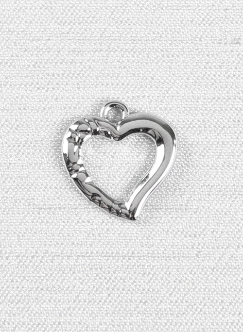Outlined Heart Charm