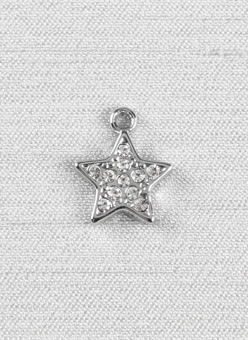 Rhinestone Star Charm