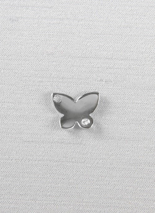 Rhinestone Butterfly Charm