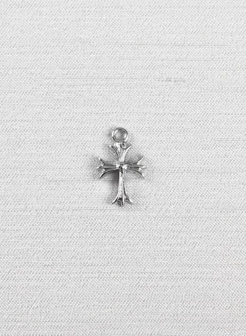 Silver Cross Charm