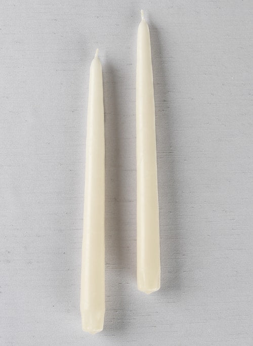 Plain Taper Candle Set