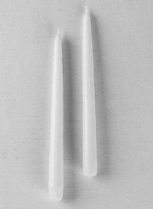 Plain Taper Candle Set