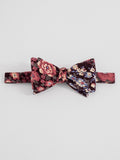 Fall Floral Corduroy Bow Tie
