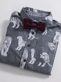 Linen Look Pre-tied Bow Tie