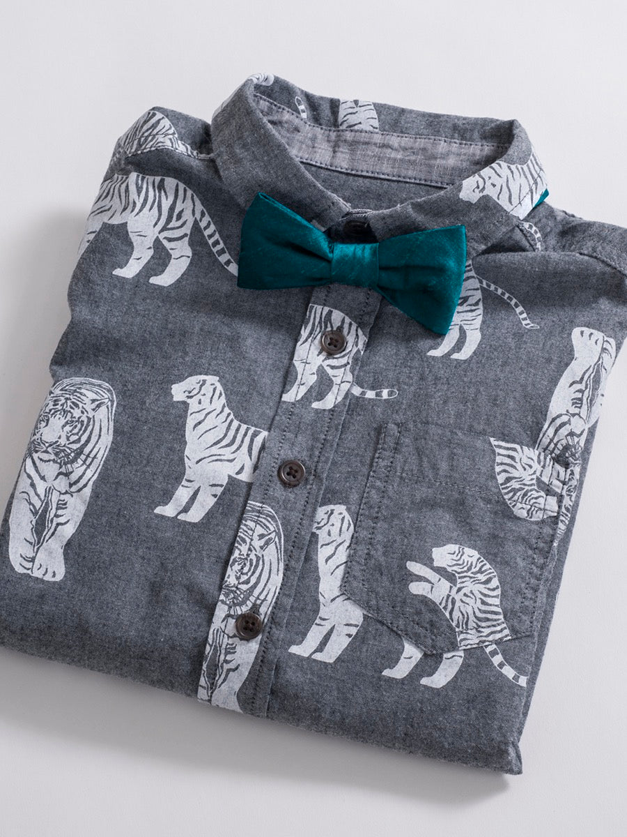 Silk Dupioni Pre-tied Bow Tie