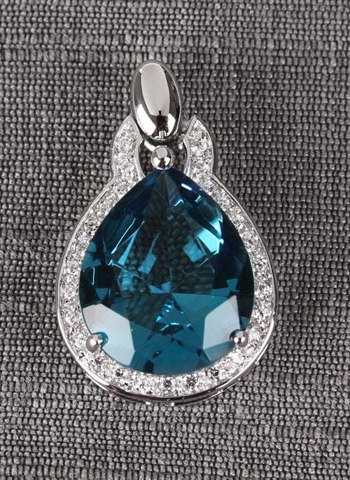 Rhinestone Encrusted Pendant