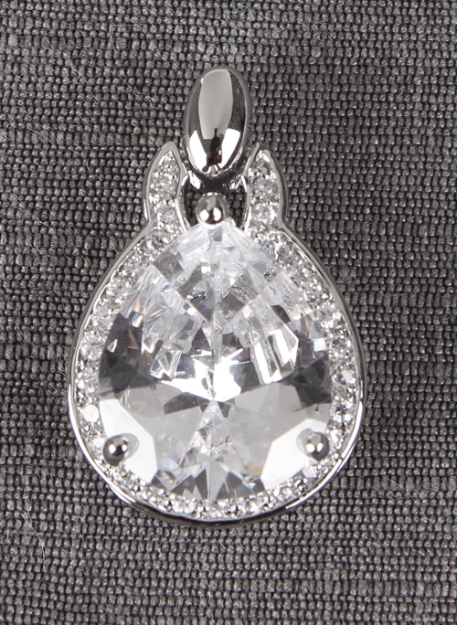 Rhinestone Encrusted Pendant