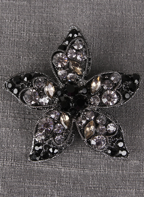 Starflower Pins, Black