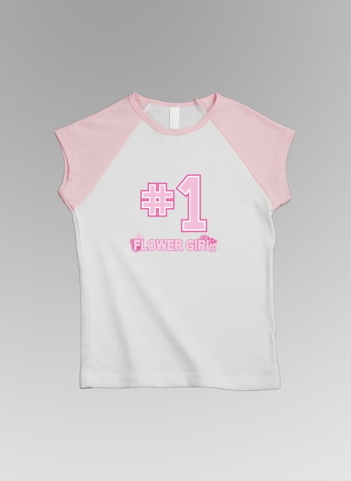 #1 Flower Girl Tee