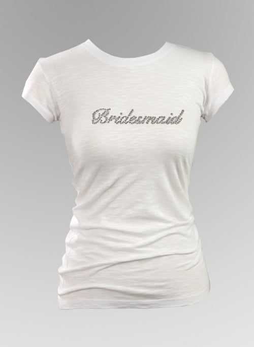 Bridesmaid Rhinestone T-Shirt