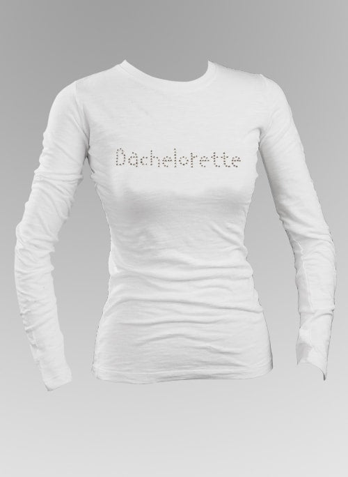 Bachelorette Rhinestone Long Sleeve Top
