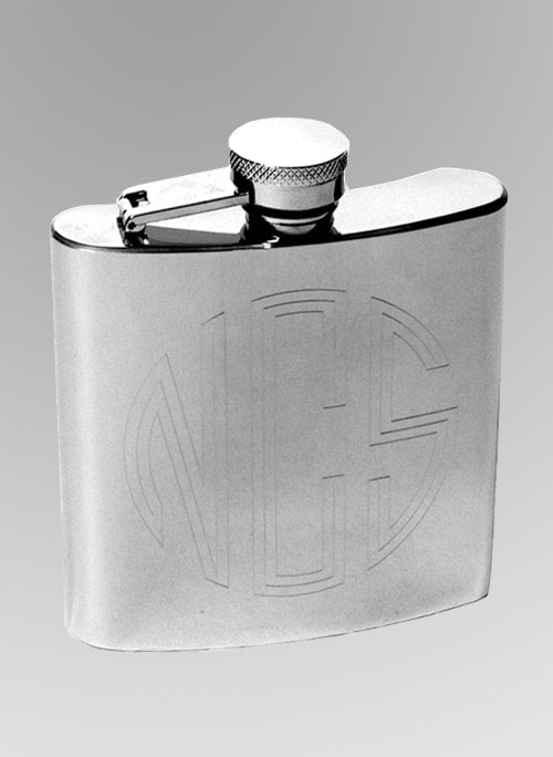 Stainless Steel Flask with Curve