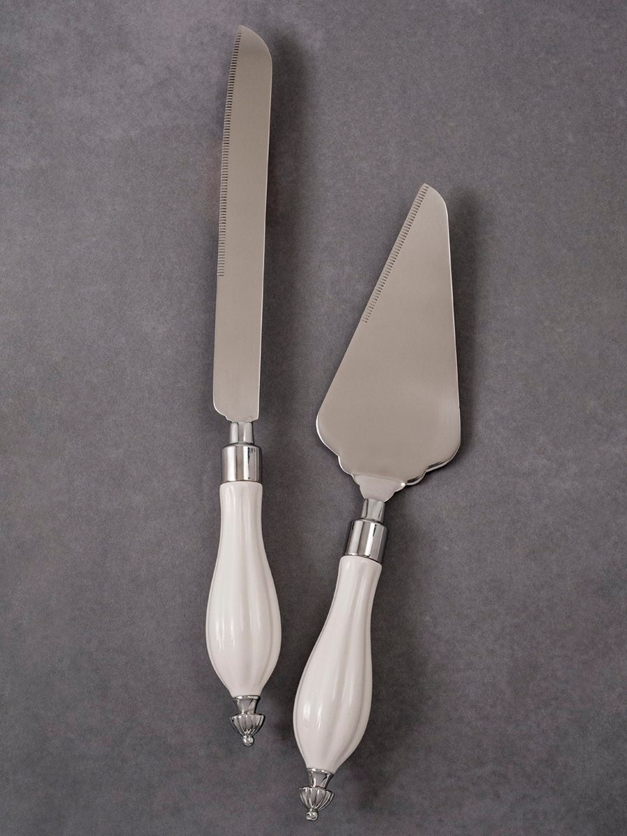Ceramic Handle Server Set