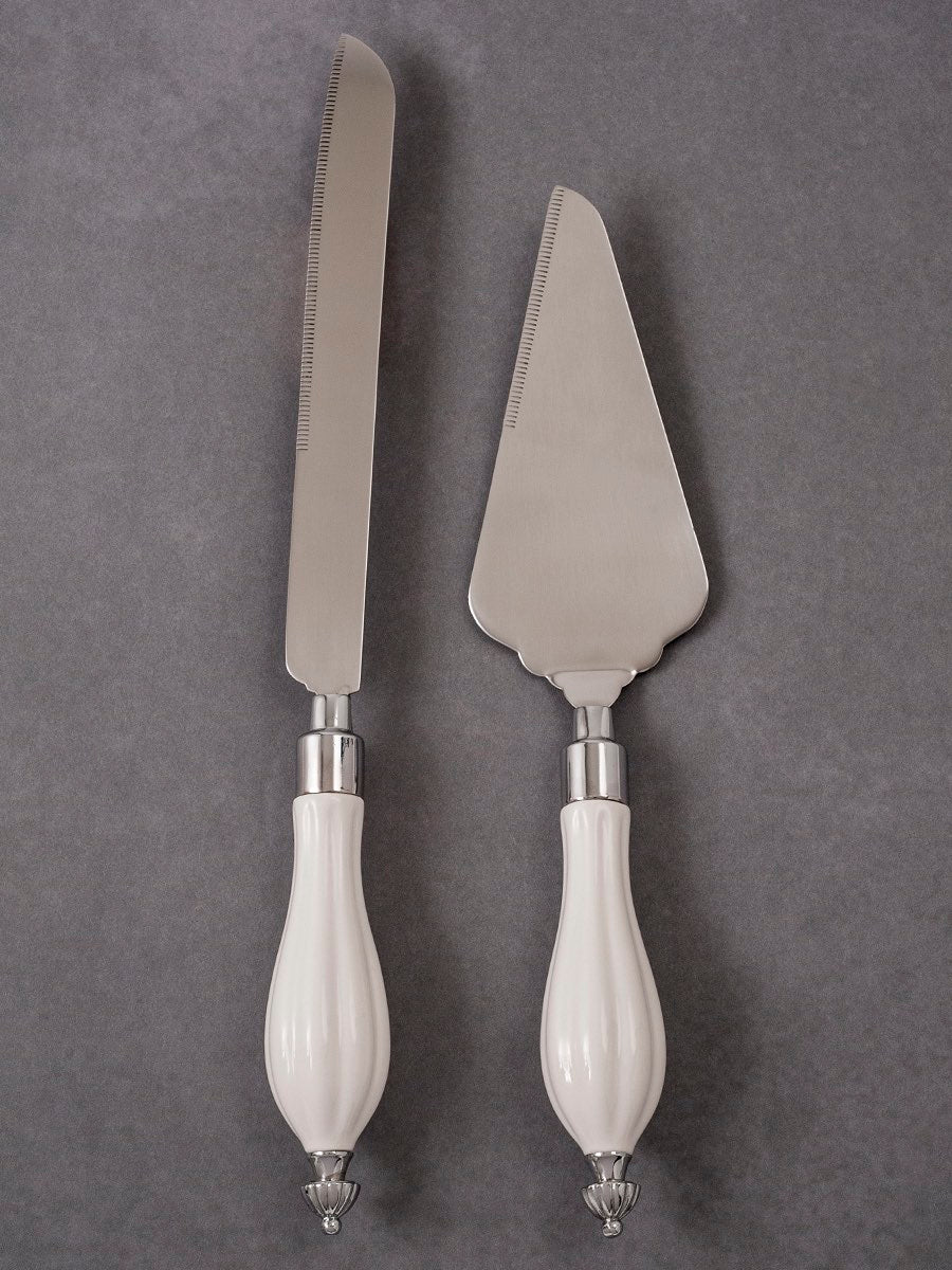 Ceramic Handle Server Set