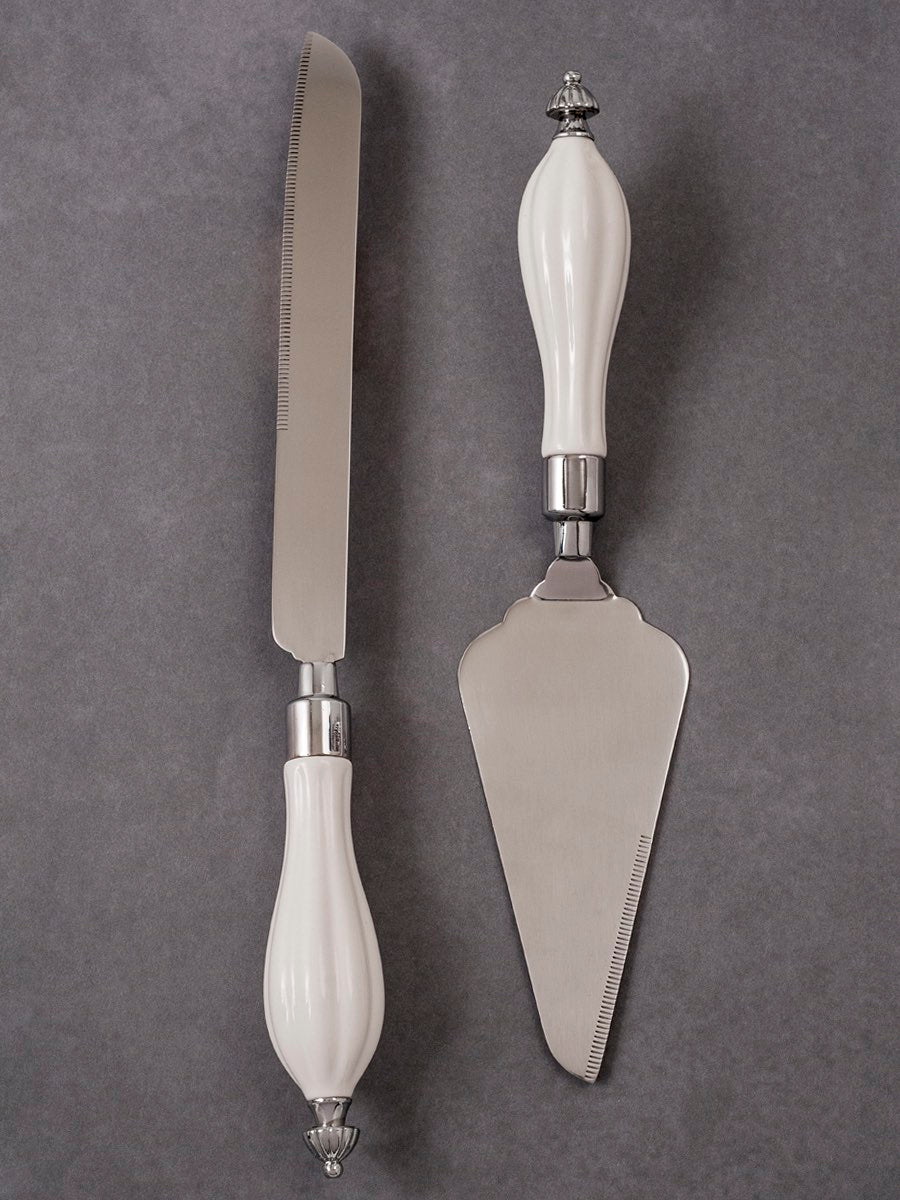 Ceramic Handle Server Set