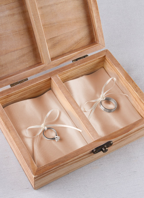 Satin Ring Bearer Box Inserts