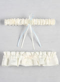 Brocade Embroidered Bridal Garter Set