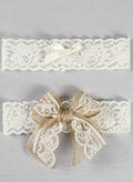 Country Romance Bridal Garter Set