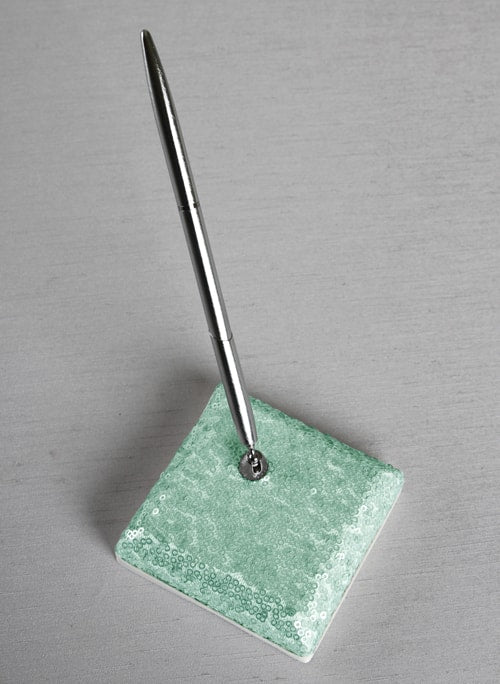 Elsa Matte Sequin Pen Holder
