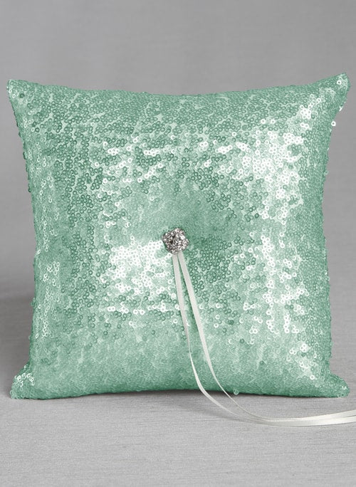 Elsa Matte Sequin Ring Pillow