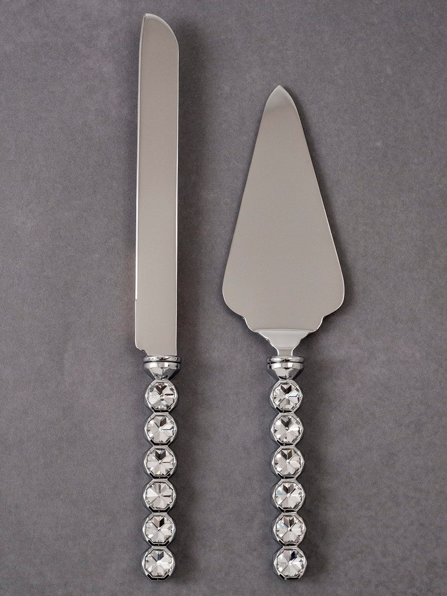 Faceted Stone Server Set