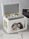 Guest Card Box, White