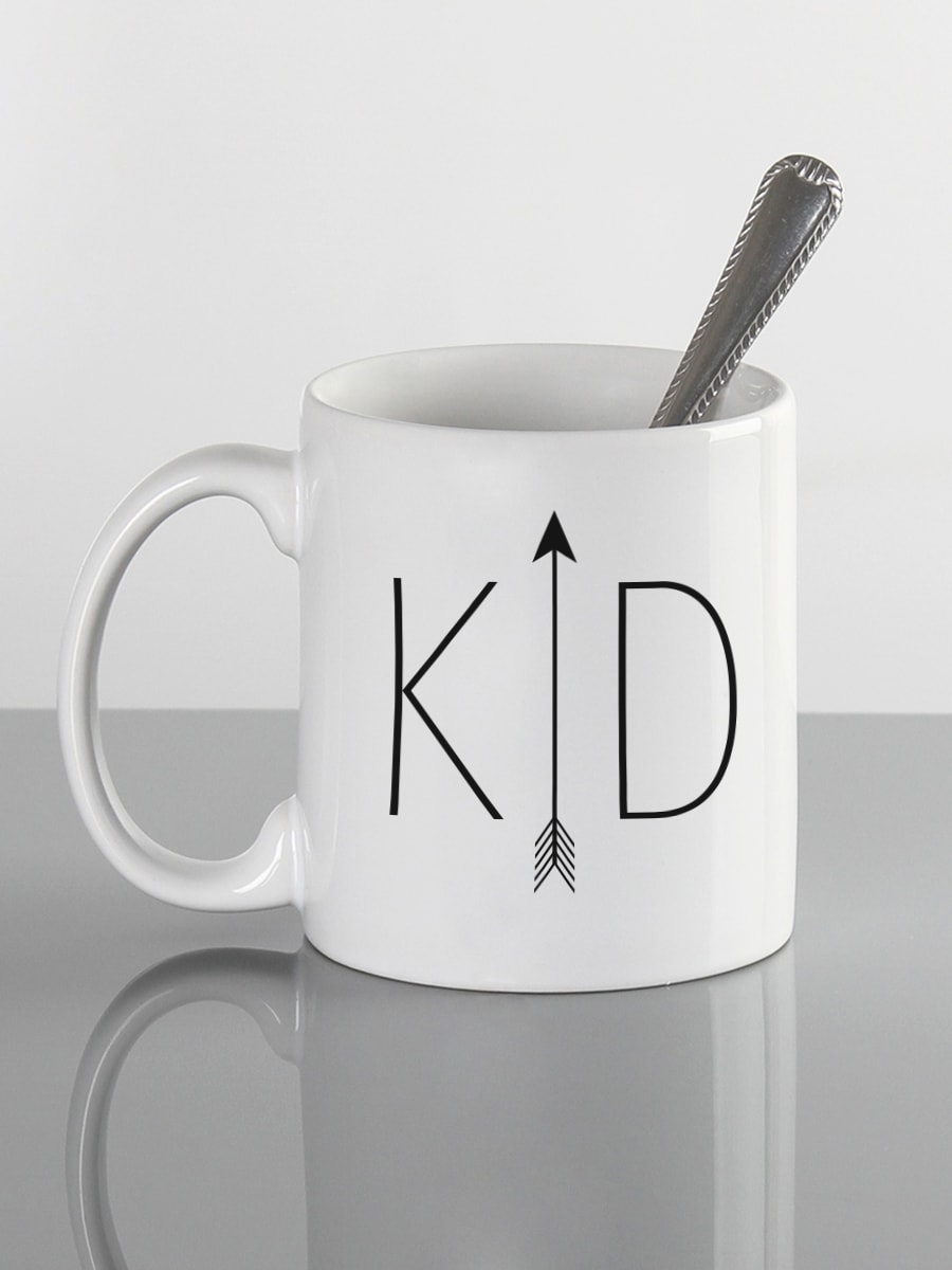 Initials w/Arrow Mug