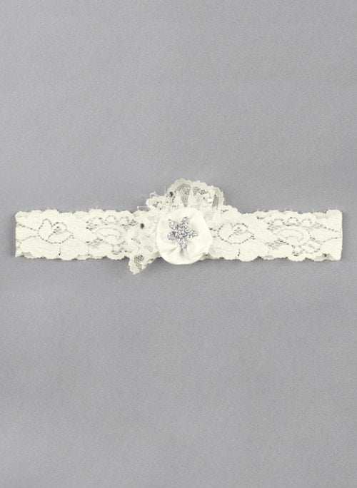 Scatter Rhinestone Single Garter