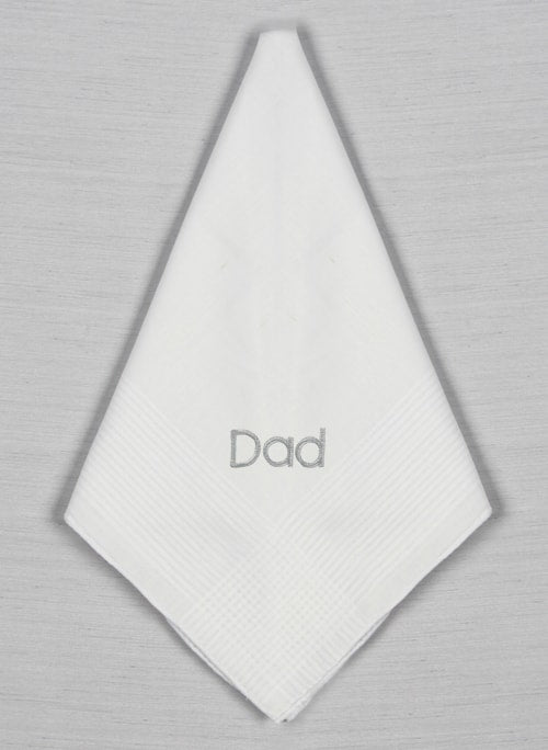 Dad Hemstich Handkerchief