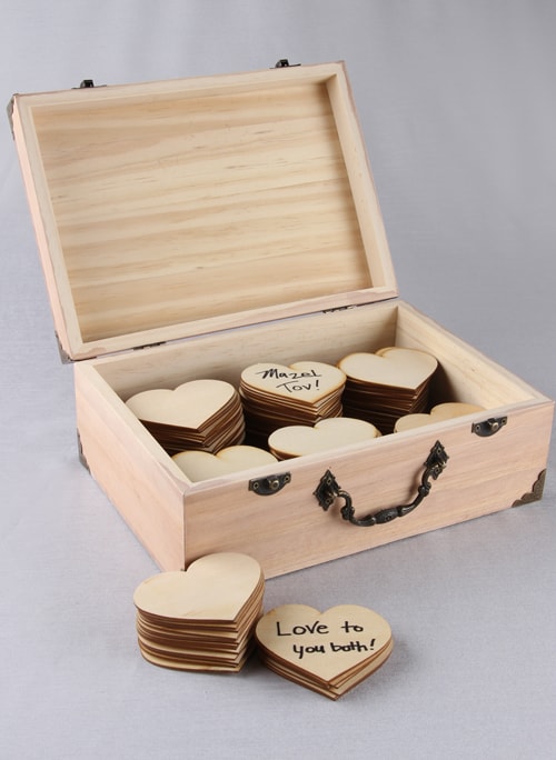 Country Romance Guest Book Box