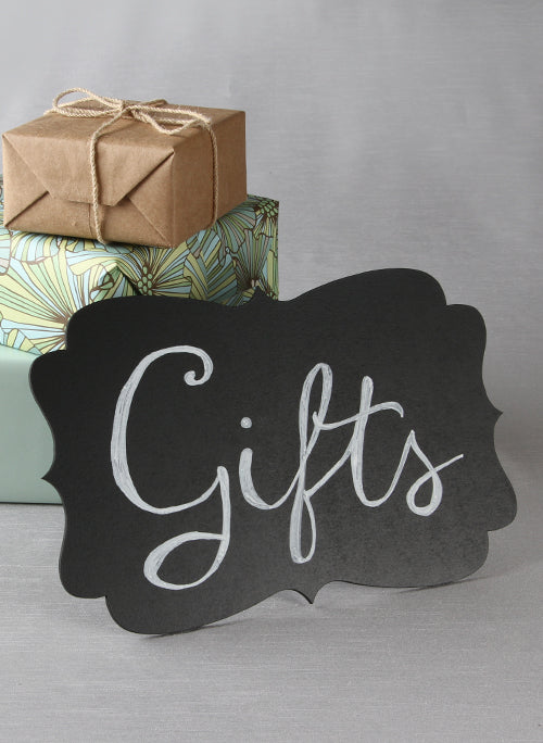 Chalkboard Sign with Easel