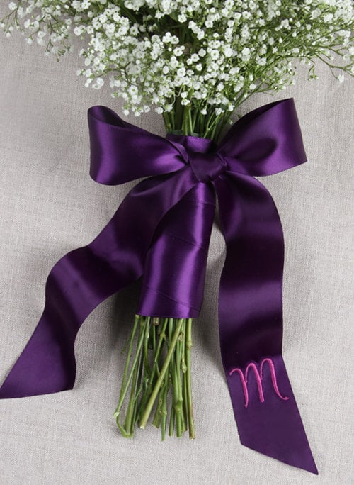 Satin  Bouquet Wrap w/Tails