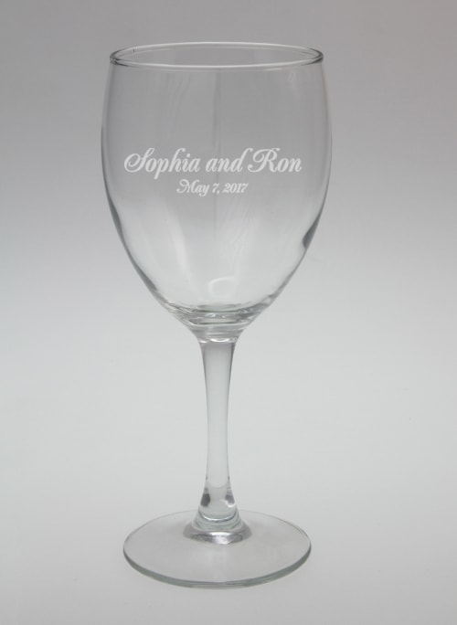 Names and Date Glassware