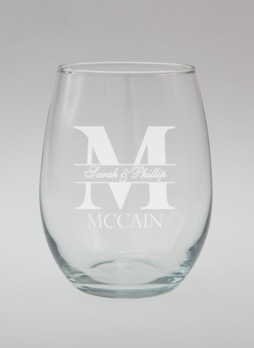 Stemless Wine Glass