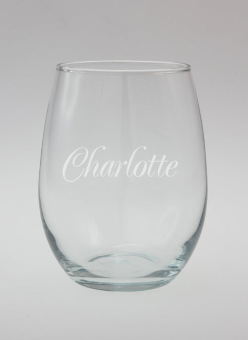 Stemless Wine Glass