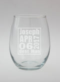 Stemless Wine Glass