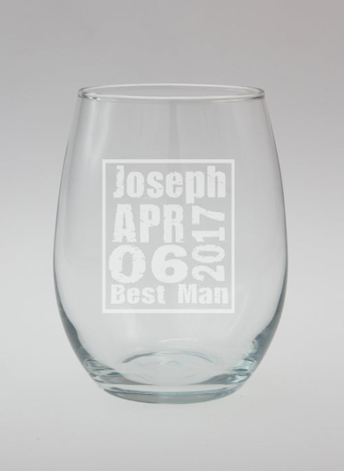 Stemless Wine Glass