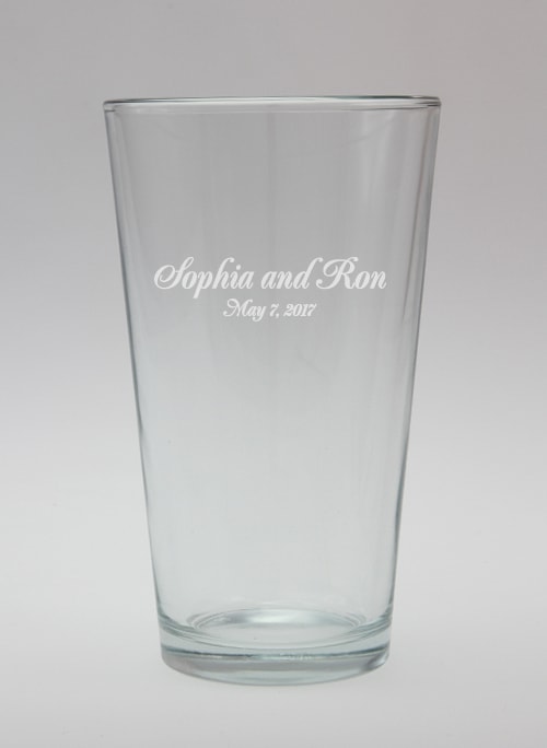 Names and Date Glassware